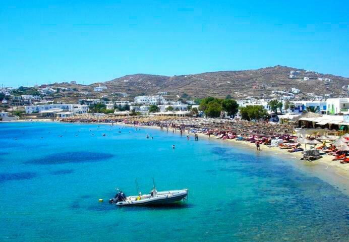 Magical Ornos! Beach House!Beach 1' Walk-Mykonos Town 2Km Dış mekan fotoğraf