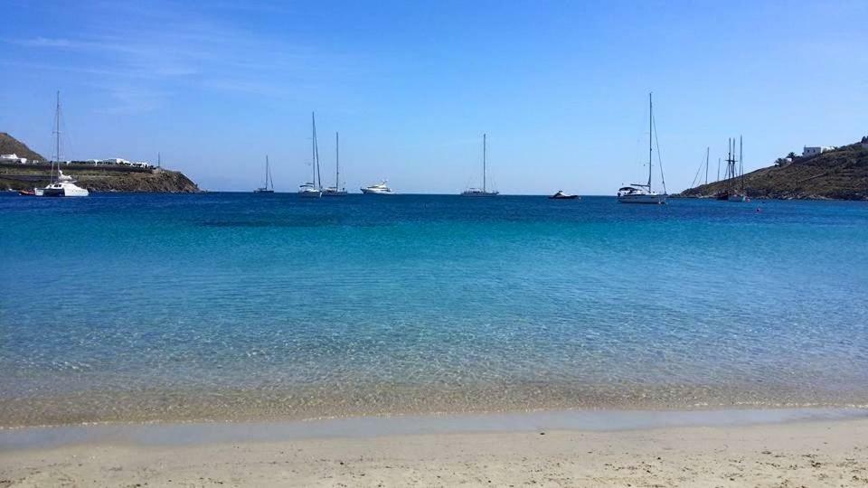 Magical Ornos! Beach House!Beach 1' Walk-Mykonos Town 2Km Dış mekan fotoğraf