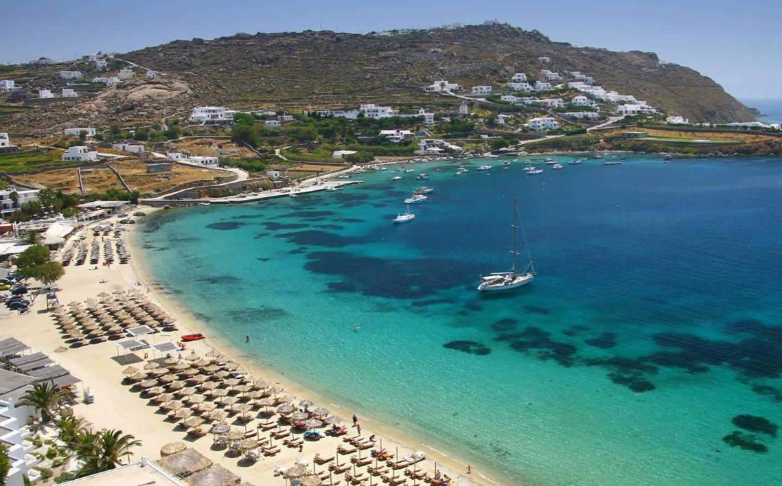 Magical Ornos! Beach House!Beach 1' Walk-Mykonos Town 2Km Dış mekan fotoğraf